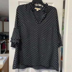 Michael Kors Polka-Dot Blouse